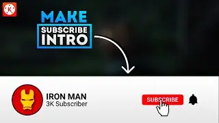 How To Make Subscribe And Bell Icon Intro In Kinemaster | Kinemaster Subscribe Intro Tutorial