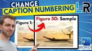MS Word: Change caption numbering starting value ✅ 1 MINUTE