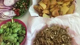 Resepi ikan bilis goreng petai pedas