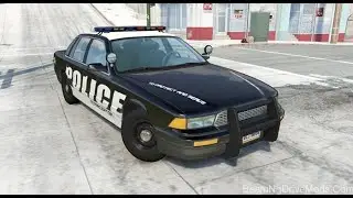 BeamNG Drive | Police chase | Погоня за нарушителями ДПС | Как работать Полицейским.