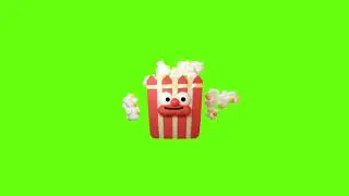 popcorn 🍿 green screen effect