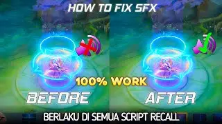 CARA MENGATASI SCRIPT RECALL TIDAK ADA SUARA | HOW TO SOLVE THE RECALL SCRIPT WITH NO SOUND