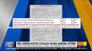 RNC asking SCOTUS to block 40,000 Arizona voters