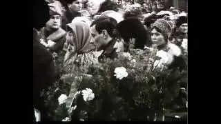 Pogrzeb Zbyszka Cybulskiego,Katowice 1967.