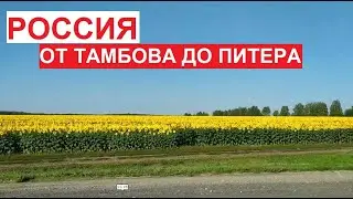 #Россия - от Тамбова до Питера через Москву, Тверь, трассу Нева | август 2022