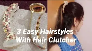 How To Tuck Banana Clutcher Tightly | Clutcher Hairstyle | Everyday Hairstyle | Mirchi Hair Clutcher