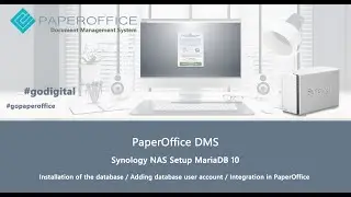 Synology NAS Setup MariaDB 10 for PaperOffice Document Management System (DMS)