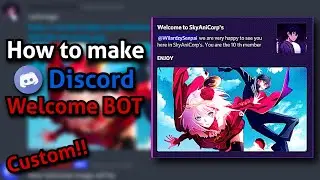 How To Make Custom Welcome Bot | No Coding | Replit 24/7