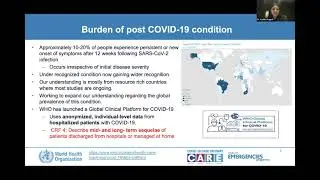 Webinar: Rehabilitation Perspectives on Post COVID-19 condition in the Americas