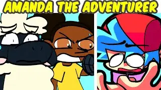 Friday Night Funkin VS AMANDA THE ADVENTURER VS Wooly the Sheep FULL WEEK + Cutscene (FNF MOD/DEMO)