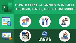 How to Text Alignments in Excel || Left, Right, Center, Top, Bottom, Middle