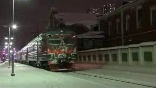 Последняя электричка Пермь II - Пермь I. 26 января 2020