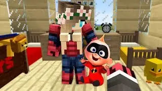 ÖRÜMCEK ADAM'IN YENİ İNANILMAZ BEBEĞİ! 😱 - Minecraft