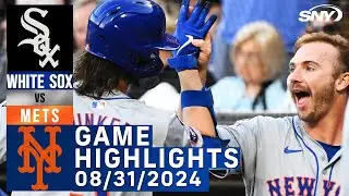 Mets vs White Sox (8/31/2024) | NY Mets Highlights | SNY