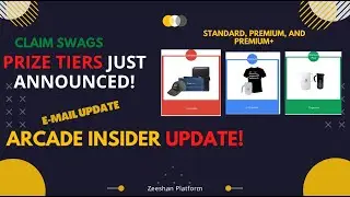 Arcade Insider update! [E-mail received] Prize tiers just announced! claim swags google cloud