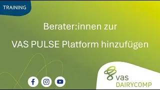 VAS PULSE Platform | Berater:innen hinzufügen
