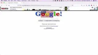 6. Type, Google in 1998, in Google