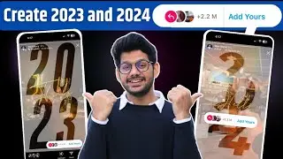 How to Create thanks 2023 add yours storytemplate on Instagram | Hello 2024 AddYours Templates
