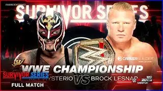 FULL MATCH - Brock Lesnar vs. Rey Mysterio - WWE Title Match - WWE Survivor Series 2019