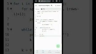 Pyramid Pattern in Python Program 