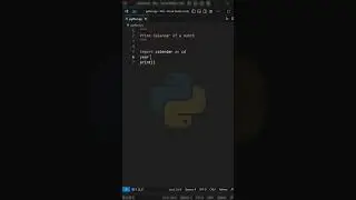 Display Calendar | Python Program | 