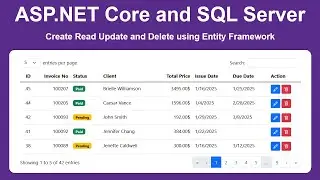 Create ASP.NET Core Web Application and Connect to SQL Server Database | Create Read Update Delete