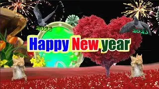 happy new year 2023 green screen Video / Best New Year Status Green Screen Editing Animation Video