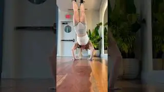 Try this handstand challenge! I almost got it! 