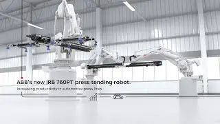 ABB’s new and fastest Press tending robot variant: IRB 760 PT