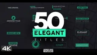 50 Favorite Title Collection (After Effects Template) Official Preview