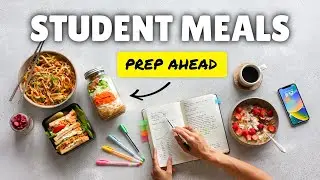 Easy STUDENT recipes (MEAL PREP friendly!) 🍱