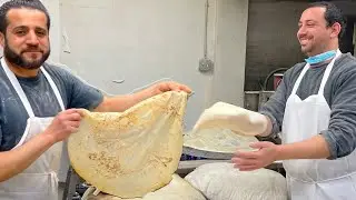 Traditional Palestinian and Lebanese Flat Bread خبز شراك خبز صاج مرقوق Saj | Shrāke | Markook |