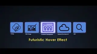 Futuristic Hover Effect | Learn to code for free with The Coder Amit Saxena (Trending Coder)