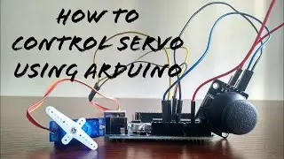 Arduino tutorial |  How to control servo motor with joystick and arduino