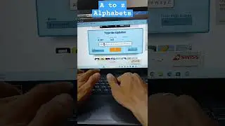 Typing speed A to Z in 2 Seconds #computer  #typing  #viral  #shorts
