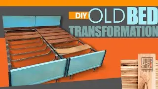 DIY How To Make Your Old Bed Transformation DIY