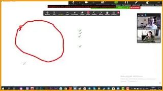 Как рисовать с другими участниками на доске сообщений в ZOOM конференции