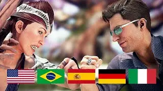 The Same Megan Fox Nitara Intro But in Different Languages! | Mortal Kombat 1
