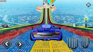 Crazy Car Stunts Driving - New Car Games 2021 - Impossible Mega Ramp - Android GamePlay