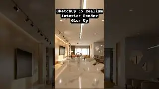 Watch This Room Come to Life in SketchUp + V-Ray!
