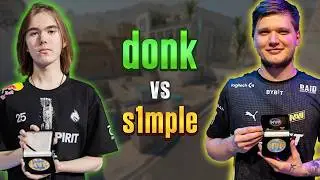donk POV with COMMS | Can donk beat s1mple in FACEIT? | CS2 Pro Gameplay (Dust 2)