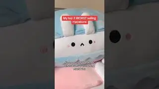 My top 3 WORST selling macabuns 😭🩷 
