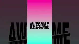 Sliced Text Effect in Adobe Photoshop | Photoshop Tutorial #shorts