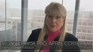 University of Kansas School of Nursing Research, Dr. Janet Pierce, Ph.D., APRN, CCRN, FAAN