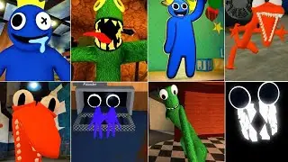 Incredible adventure with rainbow friends in Roblox games world 🌎🌍