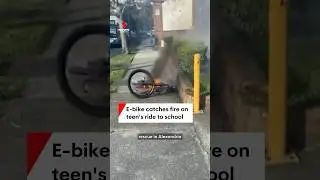E-bike catches fire during teenager’s ride to school in Sydney