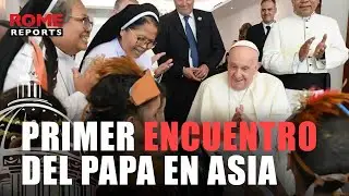 🇮🇩 INDONESIA | Recién aterrizado y sin descansar: este ha sido el primer encuentro del papa en Asia