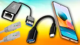 Как подключить USB-ethernet к телефону через otg кабель