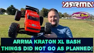 Arrma Kraton XL bash day and things did not go well again.￼