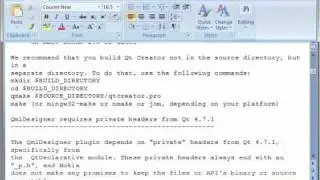 C++ Qt 61 - Compiling Qt Creator for making your own widgets